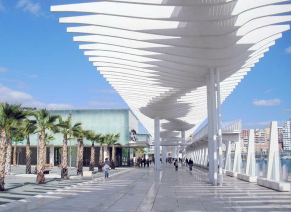 Malaga Center Beach Buitenkant foto